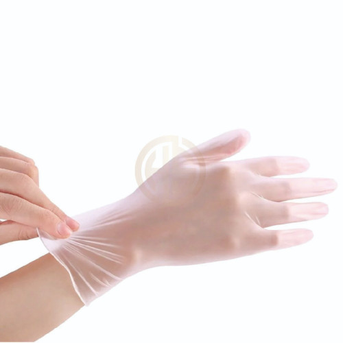 Powder Free Clear Vinyl Gloves (M)