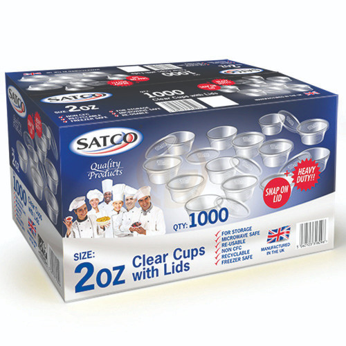 Satco 2oz Sauce Cup with Lids