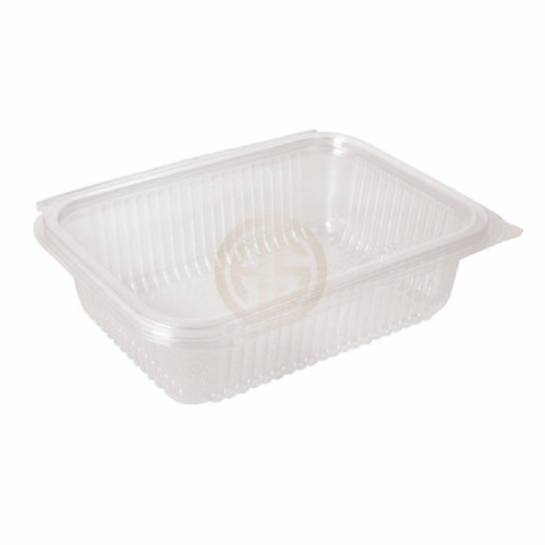 500ml Hinged Plastic Salad Container