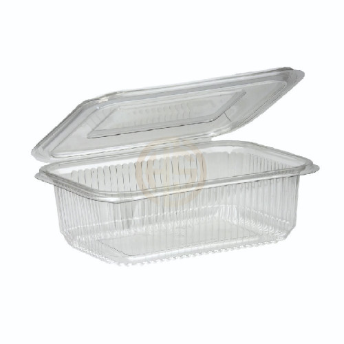 750ml Hinged Plastic Salad Container