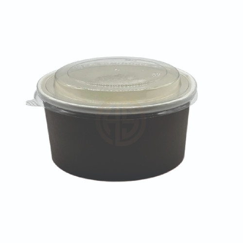 1000ml Black Salad Bowls