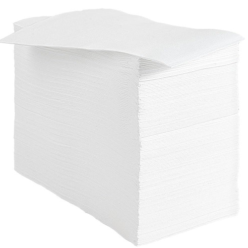 White Napkin 2 ply 40cm (1/8-Fold)