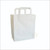 Medium White Kraft Flat Handle Bag, Carrier Bag