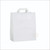 Large White Kraft Flat Handle Bag, Carrier bag