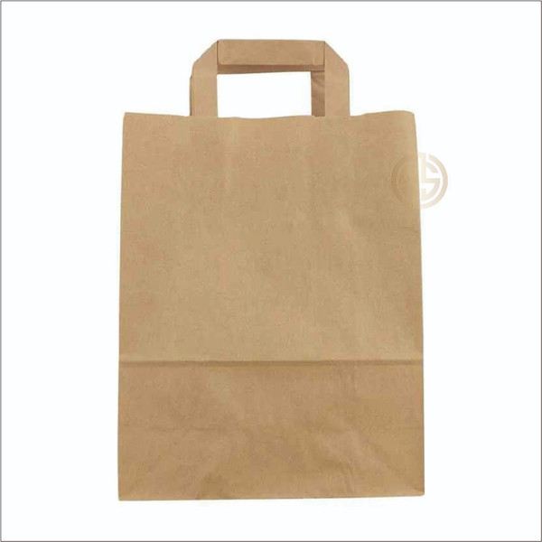 Medium Kraft Internal Handle Bag 80gsm, carrier bag