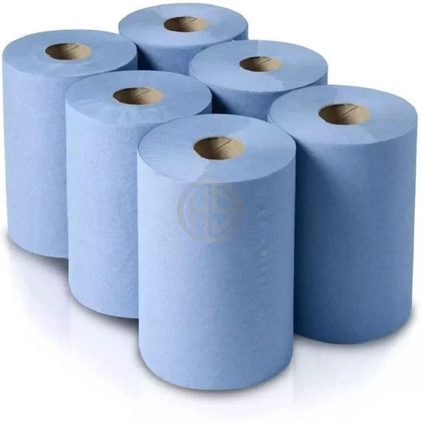 Blue Centrefeed Roll - 55M Approx