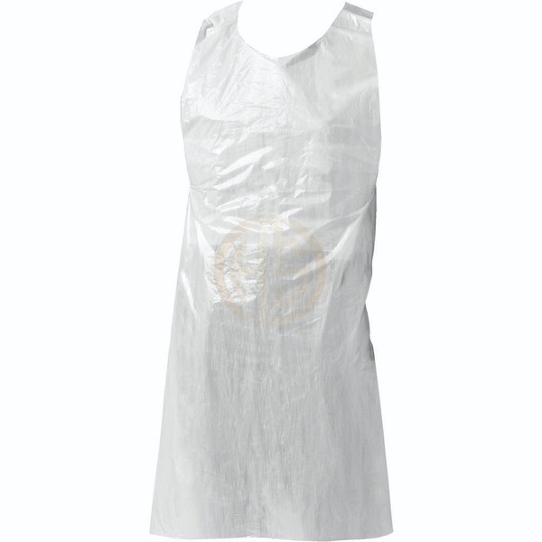 White Disposable Aprons Flat Pack