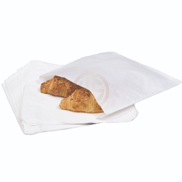 White Greaseproof Bag 5 x 5" Unprinted