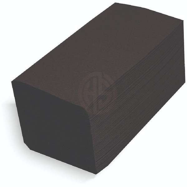 2ply Black Napkin 40 cm (1/8 Fold)