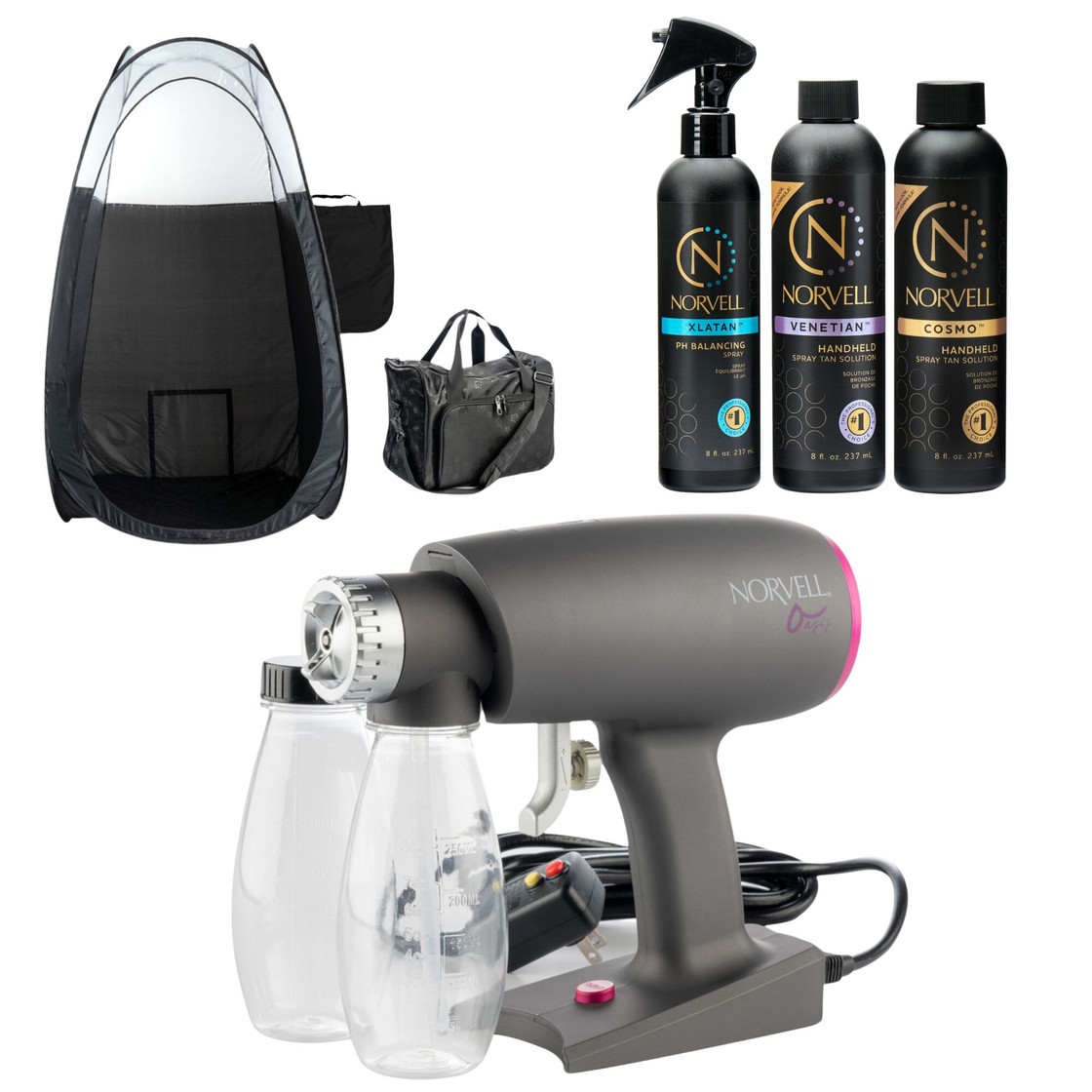 Oasis Portable Spray Tanning Machine and Norvell Pro