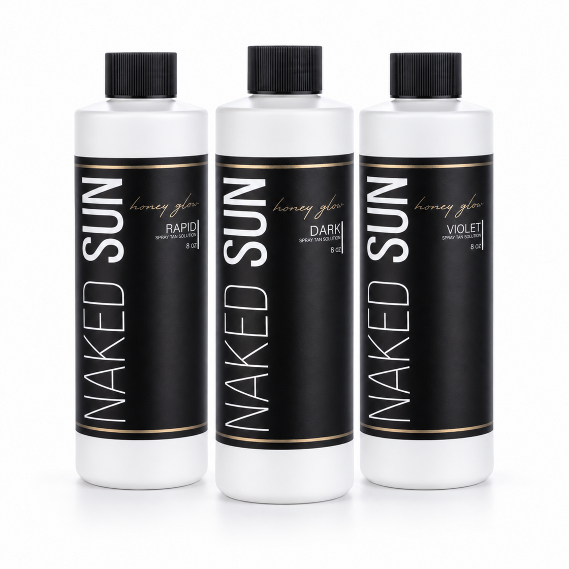 Naked Sun Honey Glow Spray Tanning Solution Trio