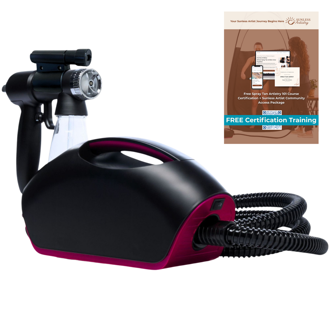 Black Fascination FX Spray Tan Machine