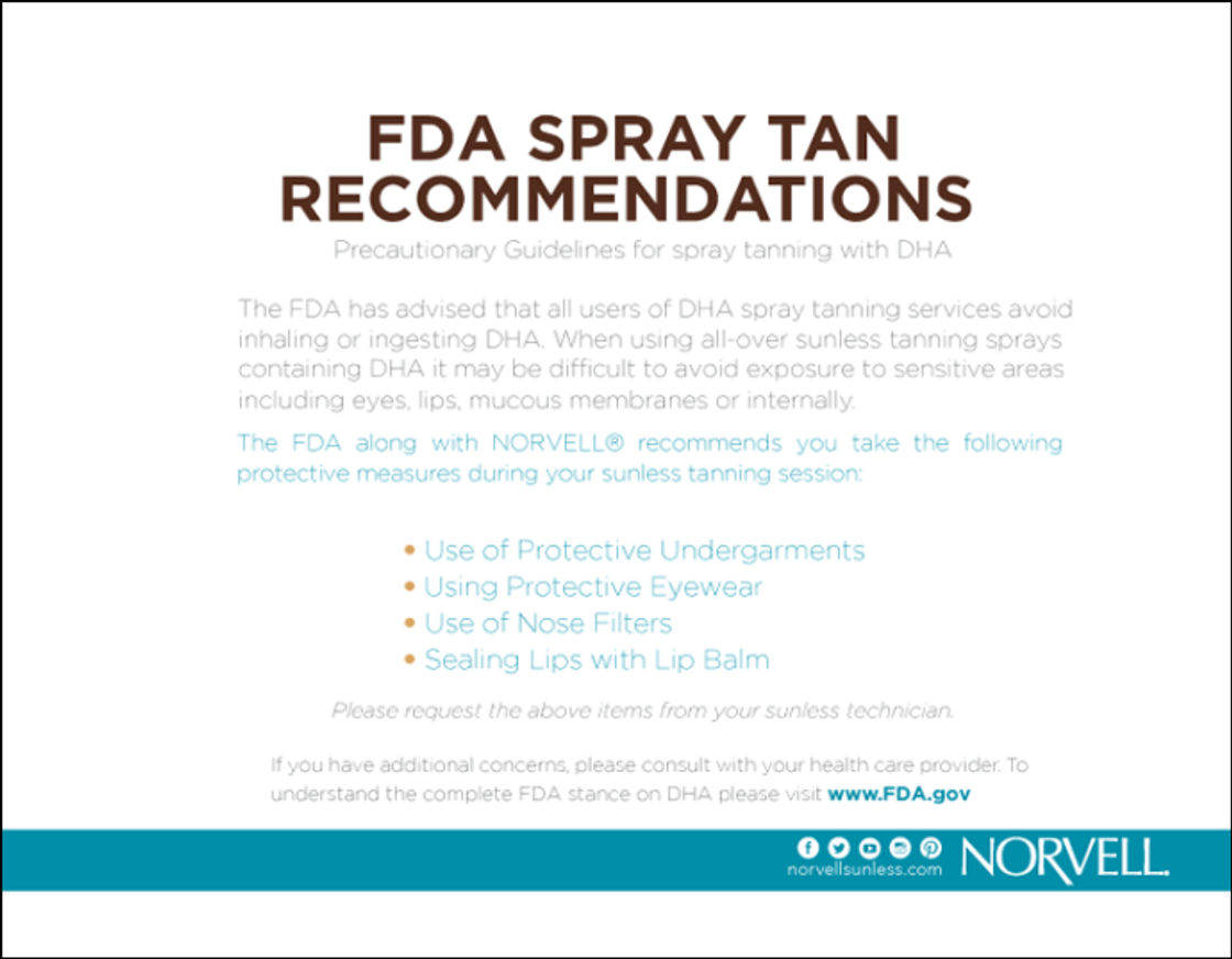 Norvell Sunless Safety System The Tanning Store