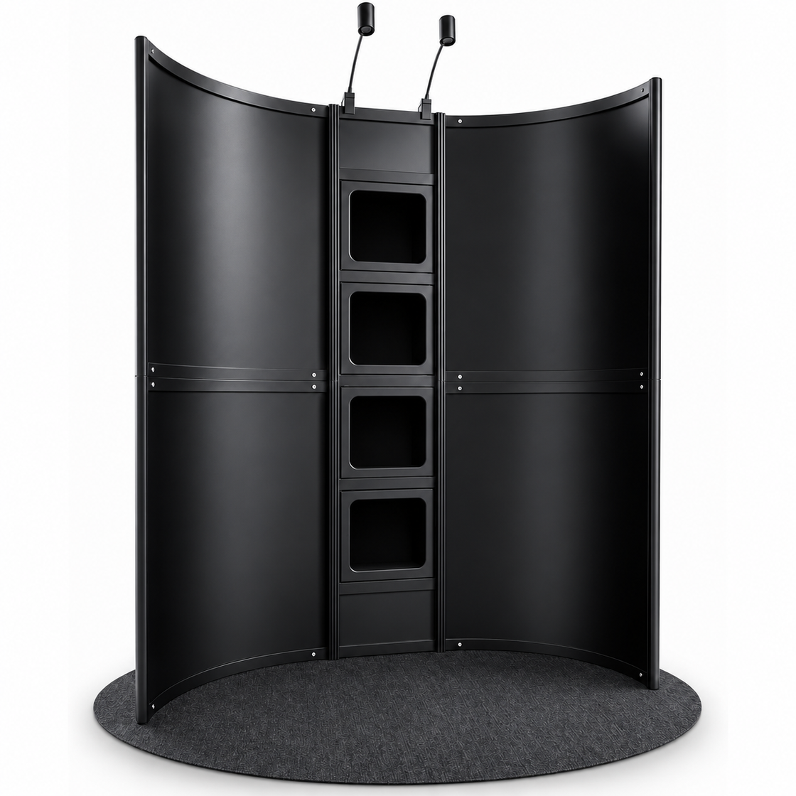 Wave Contour Spray Tan Overspray Extraction Booth