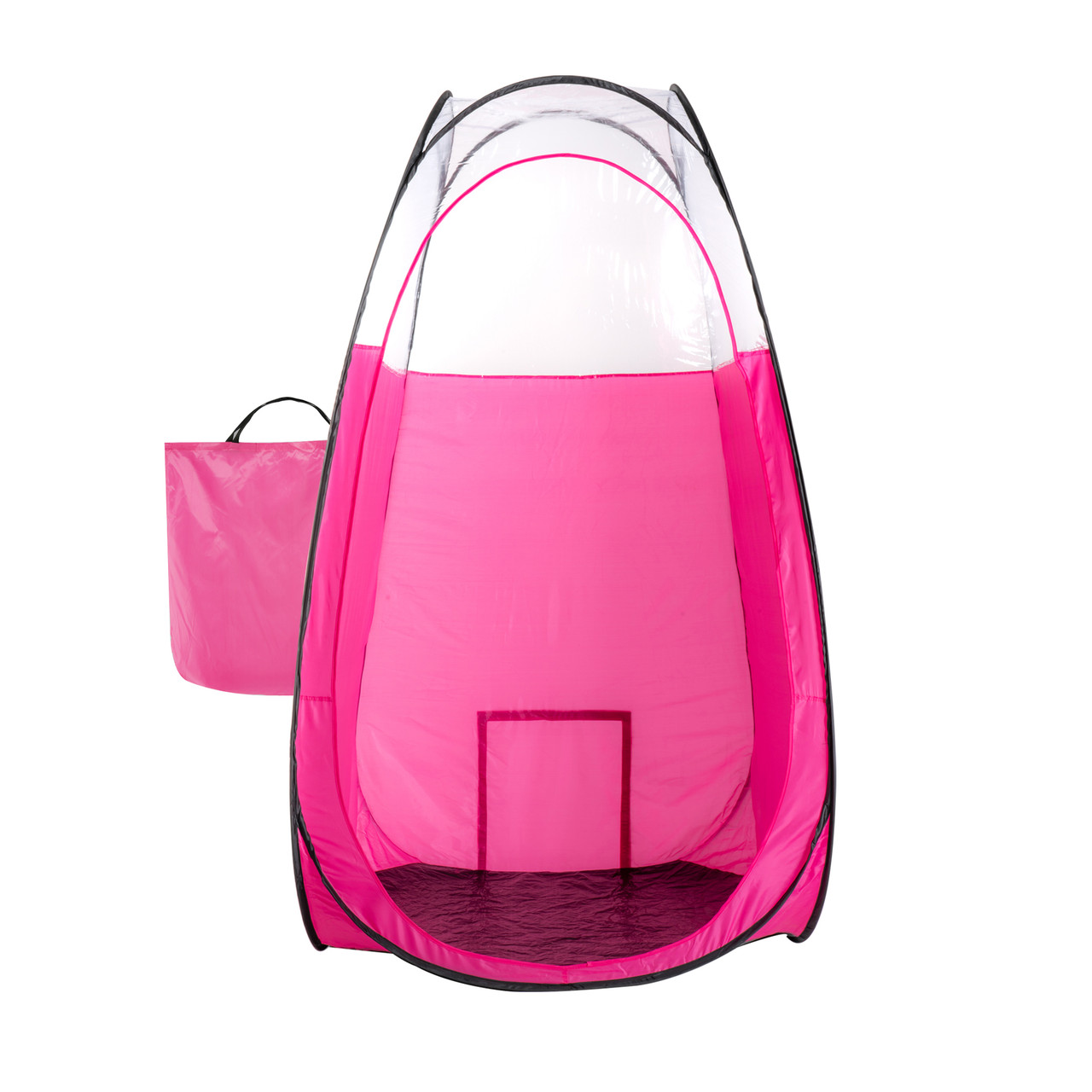 Pink spray outlet tan tent