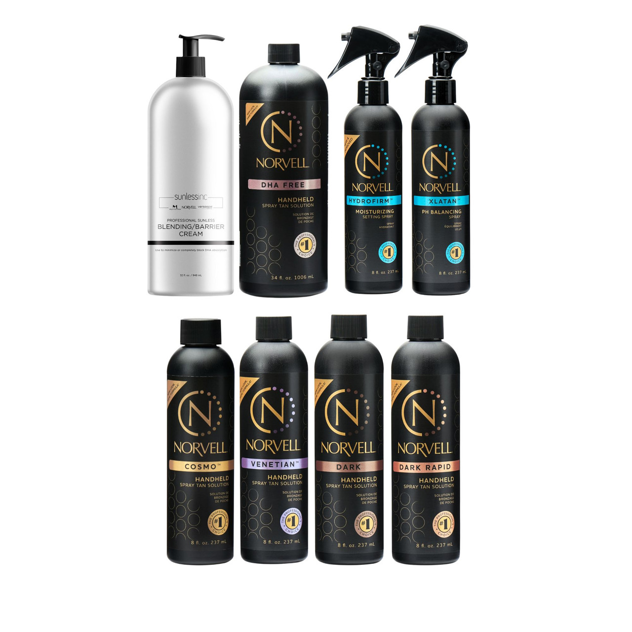 Norvell Z3000 Spray Tan Machine and Pro Tanning Solution Kit with
