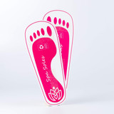 Disposable Stick On Feet Pad Tanning Sandals - 500 Pink