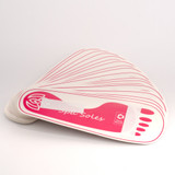 Disposable Adhesive Feet Spa Sandals - 25 Pack Pink