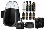 Fuji Spray 1175 soloTAN Spray Tan Machine with Norvell Pro Solution Kit and Naked Sun Tent with X-Fan Extractor