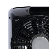 Wave Mini Extraction Fan Portable Spray Tan Overspray Extraction Fan with Washable Filter, Adjustable Height Base, 2 Speeds, Compact Air Purifier for Salon Mobile Home Use