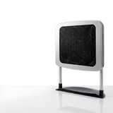 Wave Mini Extraction Fan Portable Spray Tan Overspray Extraction Fan with Washable Filter, Adjustable Height Base, 2 Speeds, Compact Air Purifier for Salon Mobile Home Use