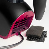 Black Fascination FX Spray Tan Machine with Honey Glow Rapid Develop Violet Tanning Solution - 8 oz and Spray Gun Light Kit