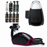 Naked Sun Fascination Spray Tanning Machine with Norvell Sunless Pro Pack and Black Tent