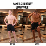 Naked Sun Onyx Spray Tanning Machine with Professional Tanning Gun with Light Kit and Honey Glow Tanning Solution and Black Tent Bundle (5 Items)