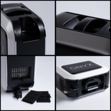 Naked Sun Onyx Spray Tan Machine with Professional Tanning Gun with Light Kit Norvell Pro Tanning Solution Kit, Black Tent and X-Fan Extractor