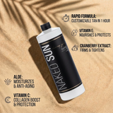 Naked Sun ION Tan Spray Tan Machine DualPower Rechargeable and A/C Power with Naked Sun Honey Glow Rapid Tanning Solution