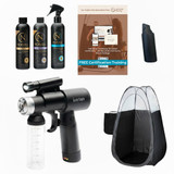 Naked Sun IonTan  GO Professional Spray Tanning Machine Cordless Rechargeable with Norvell Solution, Pop Up Tent and Extra Battery Power Pack