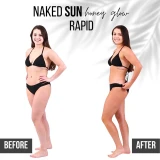 Naked Sun IonTan DualPower Spray Tan Kit with Extraction Fan, Tent & Naked Sun Solution Trio – Cordless/AC Handheld Machine, Dark, Violet & Rapid Solutions – Complete Professional Spray Tanning System