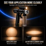 Naked Sun IonTan DualPower Spray Tan Kit with Tanning Tent & Naked Sun Solution Trio – Cordless/AC Handheld Machine, Dark, Violet & Rapid Solutions – Professional At-Home or Mobile Spray Tanning System