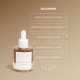 NUDA Gold Shimmer Drops