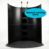 Wave Contour Spray Tan Overspray Extraction Booth