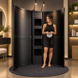 Wave Contour Spray Tan Overspray Extraction Booth