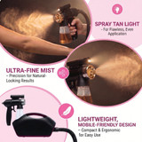 Naked Sun Fascination Spray Tanning Machine with Naked Sun Honey Glow Tanning Solution