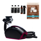 Naked Sun Fascination Spray Tanning Machine with Naked Sun Honey Glow Tanning Solution, Barrier Cream, Prep Spray