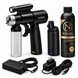 Naked Sun ION Tan Spray Tan Machine DualPower Rechargeable and A/C Power with Norvell Cosmo Tanning Solution