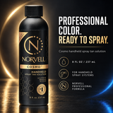 Naked Sun ION Tan Spray Tan Machine DualPower Rechargeable and A/C Power with Norvell Cosmo Tanning Solution