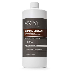Aviva Gimme Brown 10% Spray Tan Solution Liter