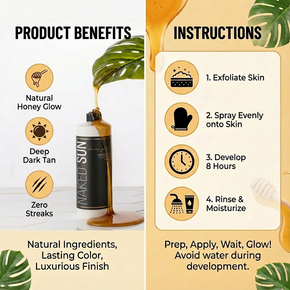 Naked Sun Honey Glow Violet Tanning Solution