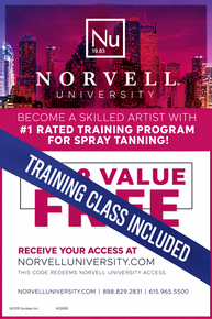 Norvell M1000 Spray Tan Machine and Tanning Solution with Naked Sun Tent