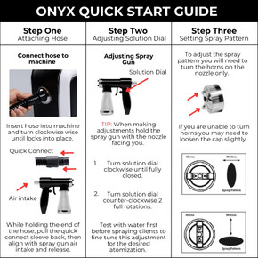 Onyx Spray Tan Machine with Professional Tanning Gun - Matte - Open Box