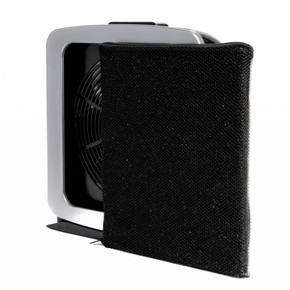 Wave Mini Extraction Fan Portable Spray Tan Overspray Extraction Fan with Washable Filter, Adjustable Height Base, 2 Speeds, Compact Air Purifier for Salon Mobile Home Use