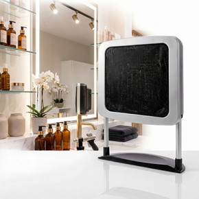 Wave Mini Extraction Fan Portable Spray Tan Overspray Extraction Fan with Washable Filter, Adjustable Height Base, 2 Speeds, Compact Air Purifier for Salon Mobile Home Use