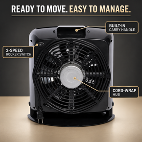 Wave Mini Extraction Fan Portable Spray Tan Overspray Extraction Fan with Washable Filter, Adjustable Height Base, 2 Speeds, Compact Air Purifier for Salon Mobile Home Use