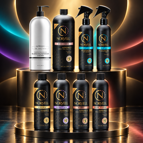 Naked Sun Fascination Spray Tanning Machine with Norvell Sunless Pro Pack and Black Tent