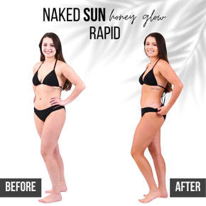 Naked Sun ION Tan Spray Tan Machine DualPower Rechargeable and A/C Power with Naked Sun Honey Glow Rapid Tanning Solution