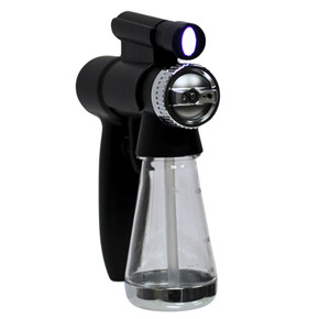 Naked Sun Onyx Spray Tan Machine  Professional Tanning Gun with Light Kit and Honey Glow Rapid Develop Tanning Solution